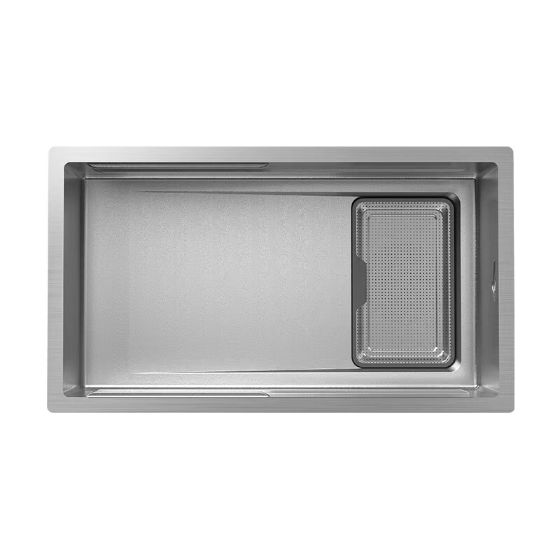 952478-80F.BL6.0系列.双压筋手工水槽.窄边款.750*428.240mm.预售