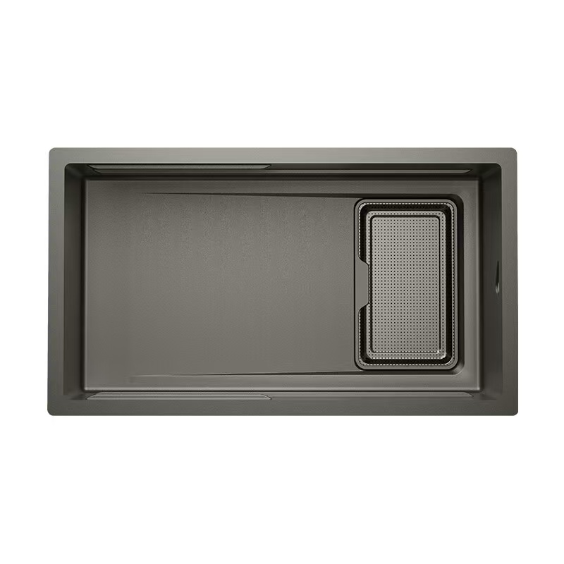 952478-80F.BL6.0系列.双压筋手工水槽.窄边款.750*428.240mm.预售