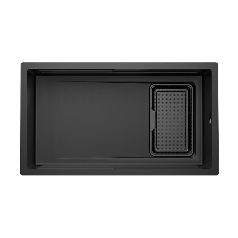 952478-80F.BL6.0系列.双压筋手工水槽.窄边款.750*428.240mm.预售