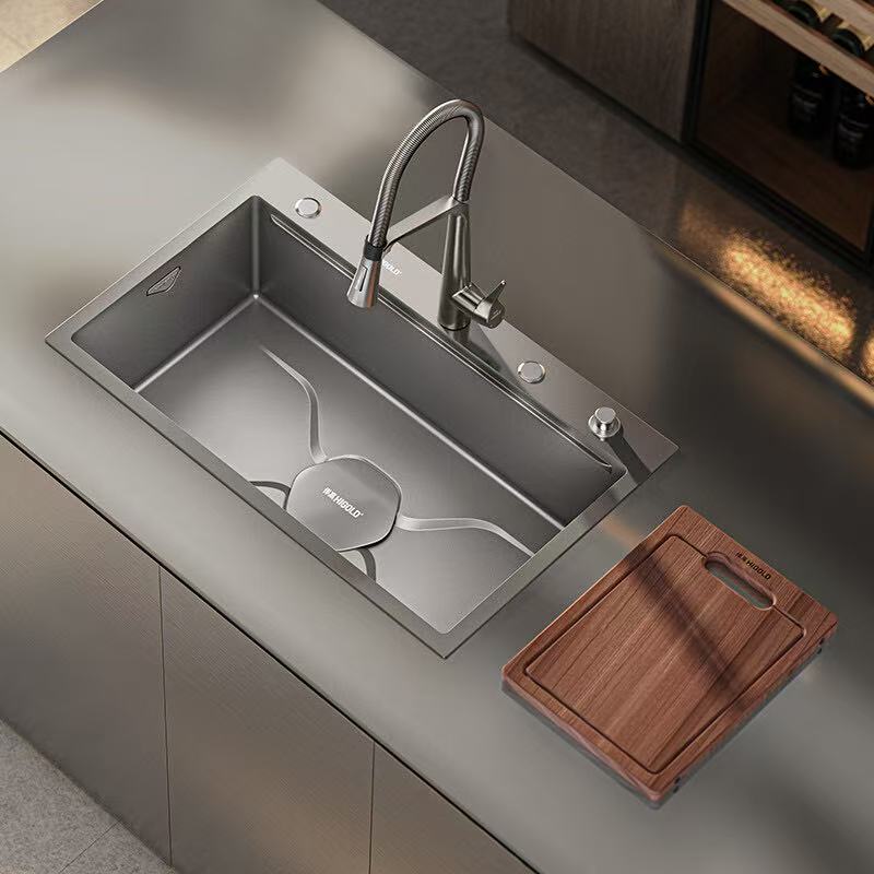 952552-4F.BL5.0系列.手工水槽.窄边款.680*428*250mm.预售