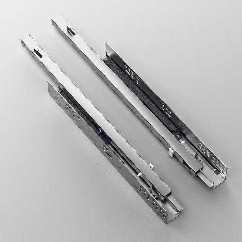 811413.16板.G系列.二节小全拉出阻尼隐藏导轨.350mm
