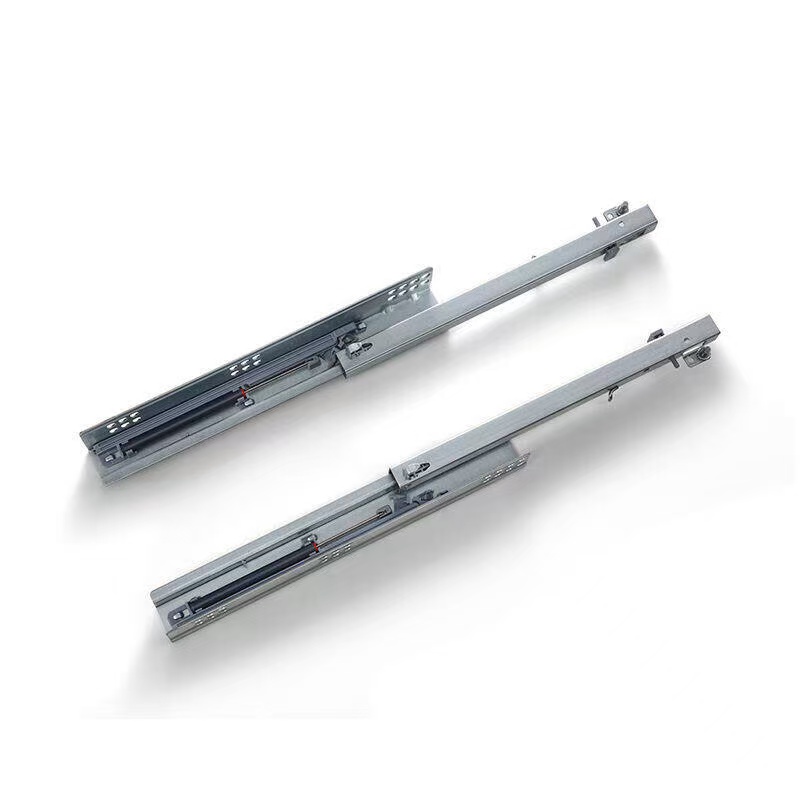 811075.16板.半拉出阻尼导轨.锌合金.蓝色+白色.400MM.10套/箱