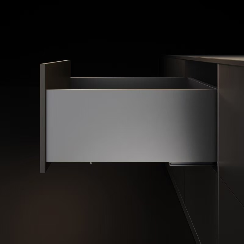 816839N系列.超薄反弹骑马抽.高抽.199MM.铁灰.450MM.16板.4套/箱